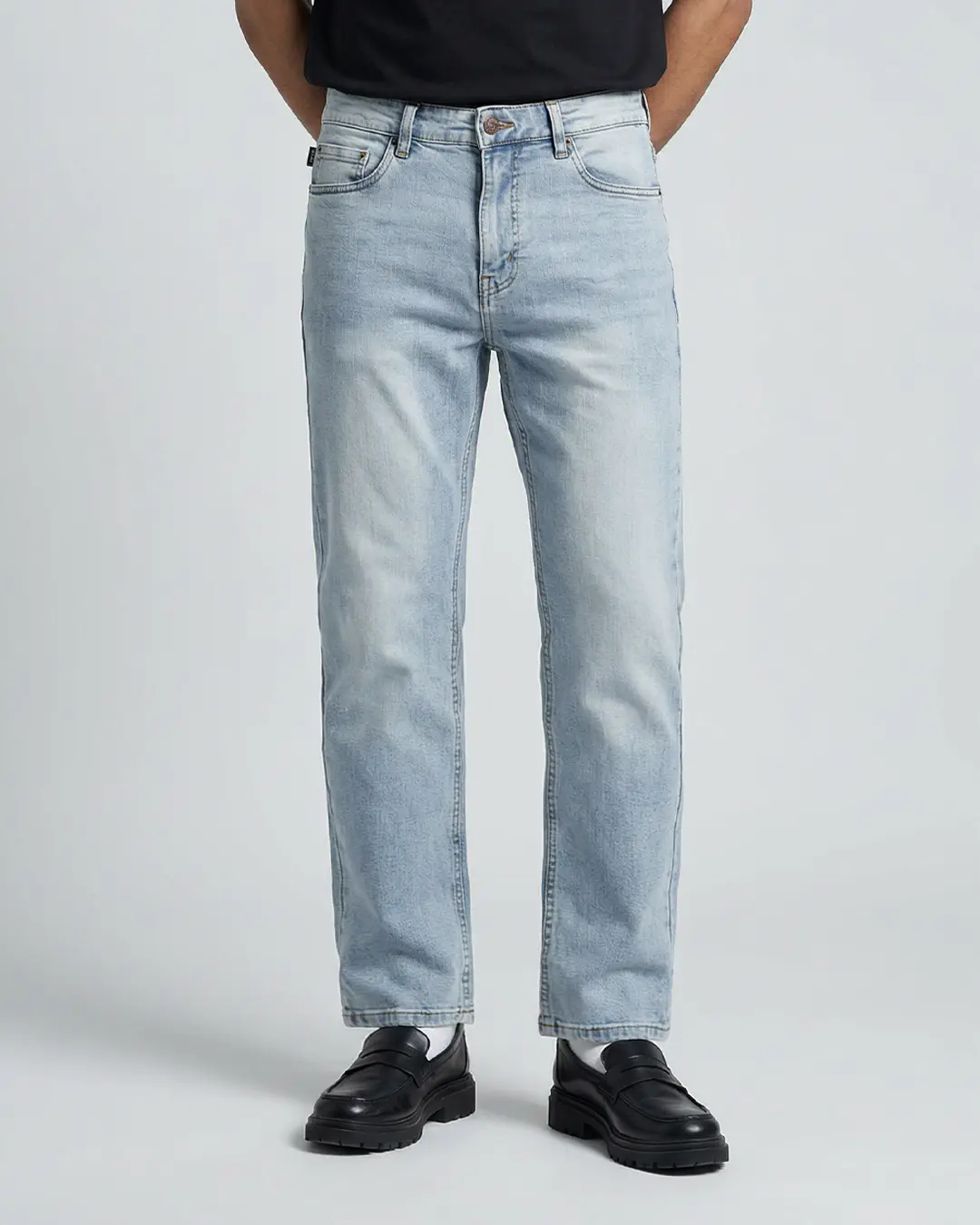 DEEN High-End Light Blue Jeans – Regular Fit - Image 8
