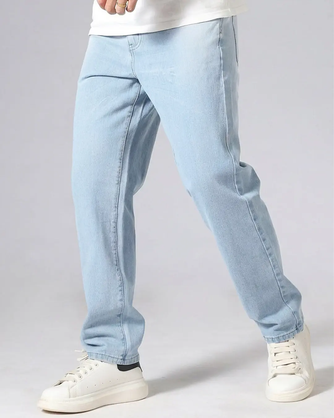 DEEN Light Wash Blue Jeans – Regular Fit - Image 4