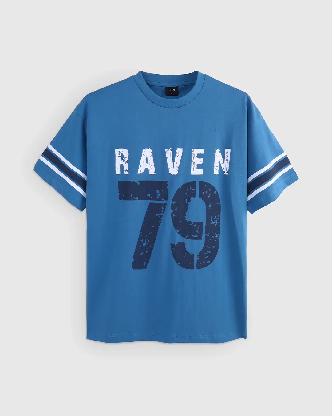DEEN Blue Raven Drop Shoulder T-Shirt