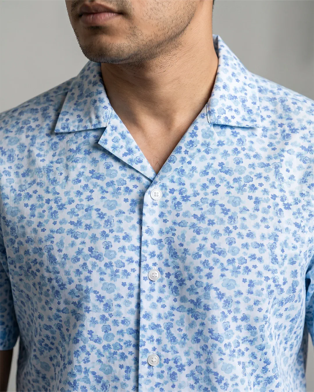 DEEN Floral Cuban Collar Shirt - Image 3