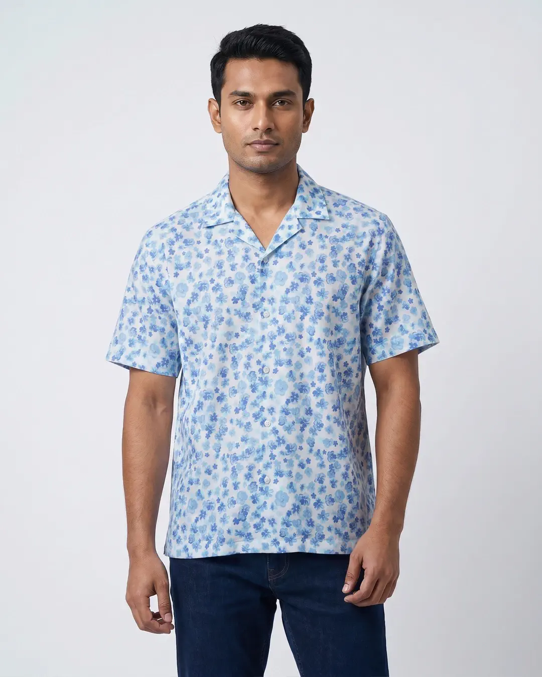 DEEN Floral Cuban Collar Shirt - Image 2