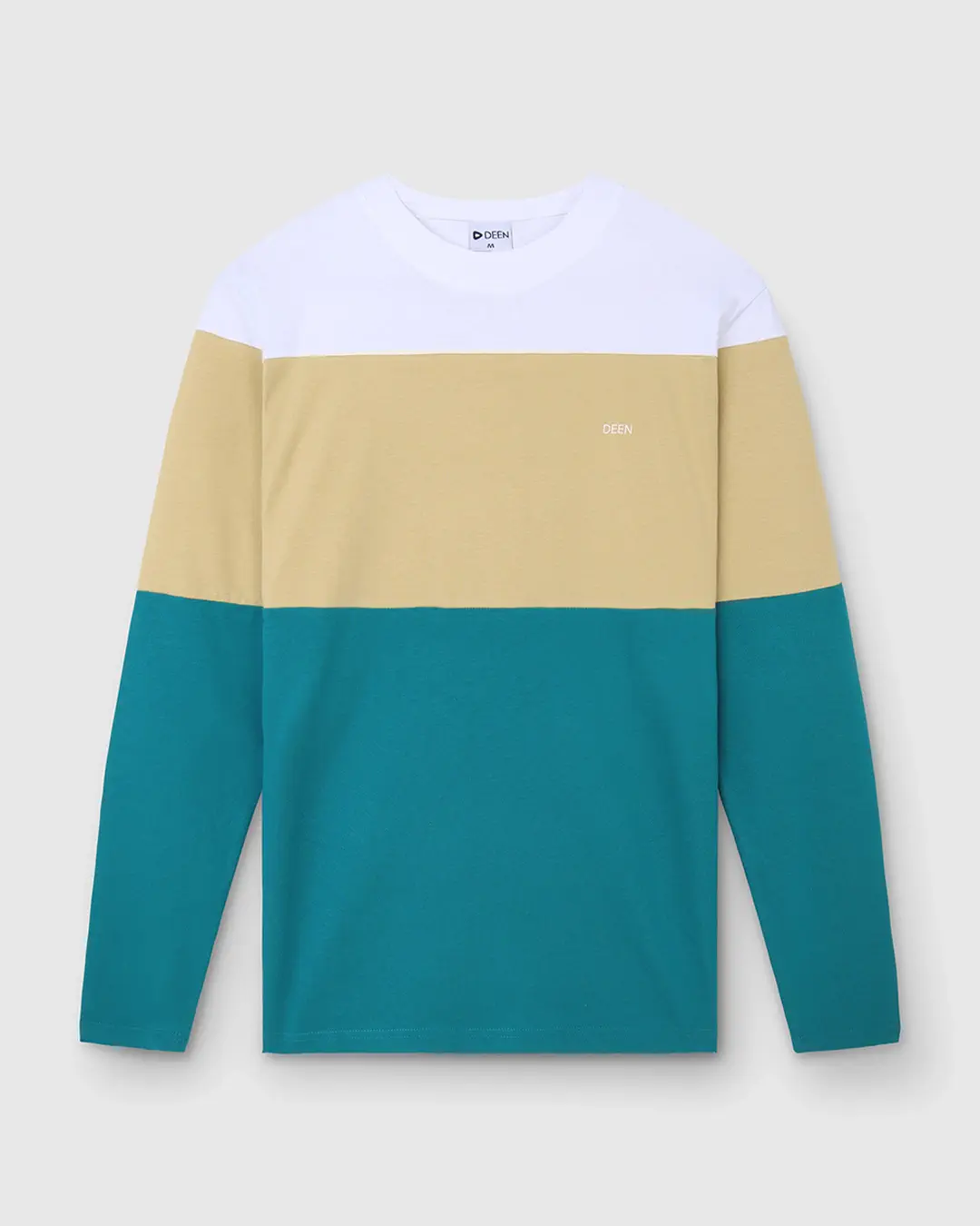 DEEN Full Sleeve Color-Block T-shirt