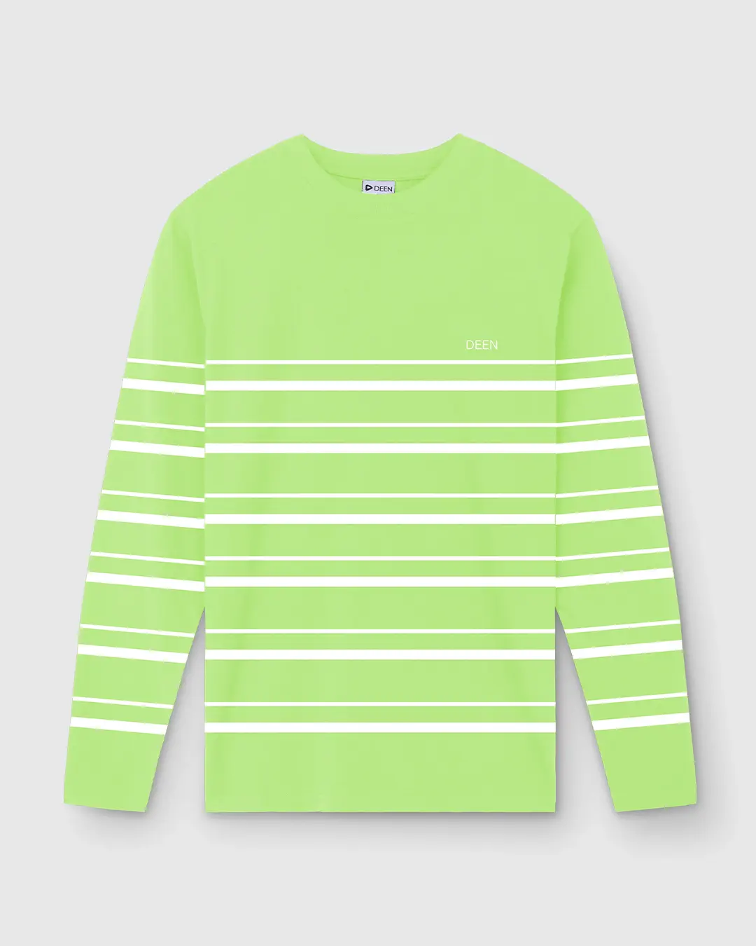 DEEN Full Sleeve Neon Stripe T-shirt