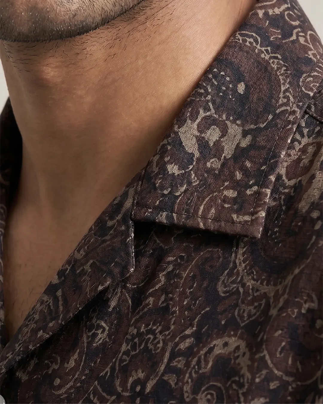 DEEN Paisley Cuban Collar Shirt - Image 6