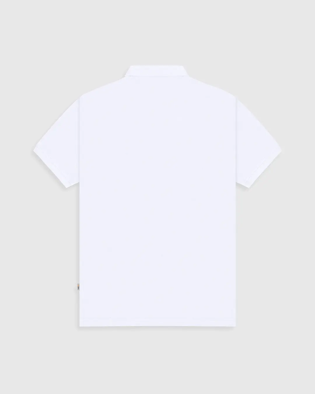 DEEN White Polo Shirt in Cotton Pique - Image 4