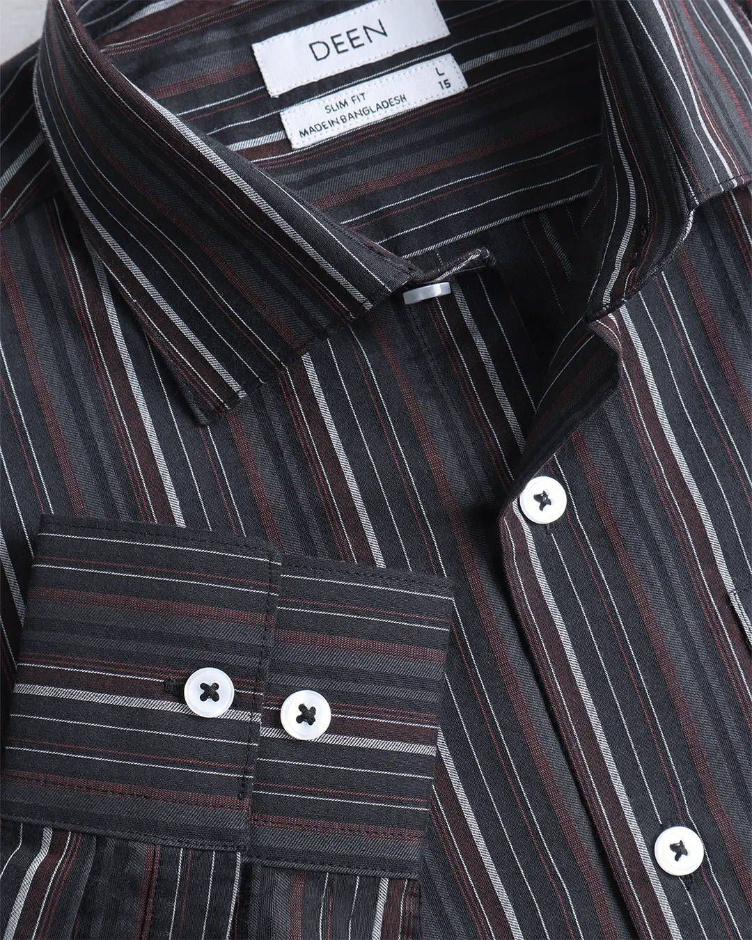 DEEN Striped Executive Formal Shirt - Image 4