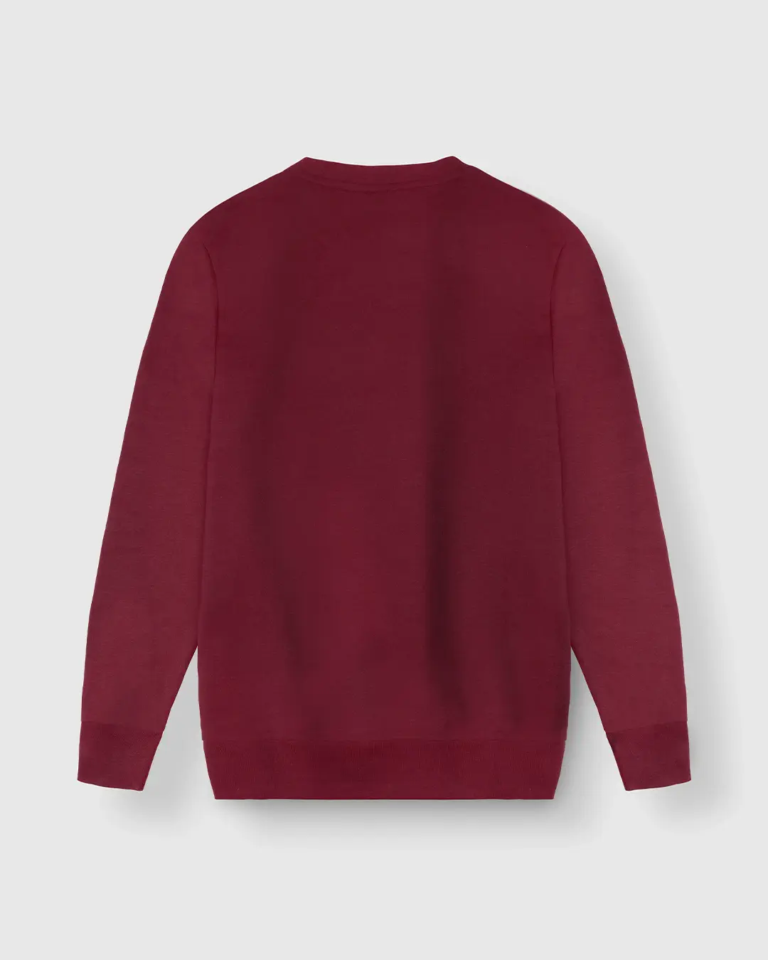 DEEN Maroon Sweatshirt in French-Terry - Image 2