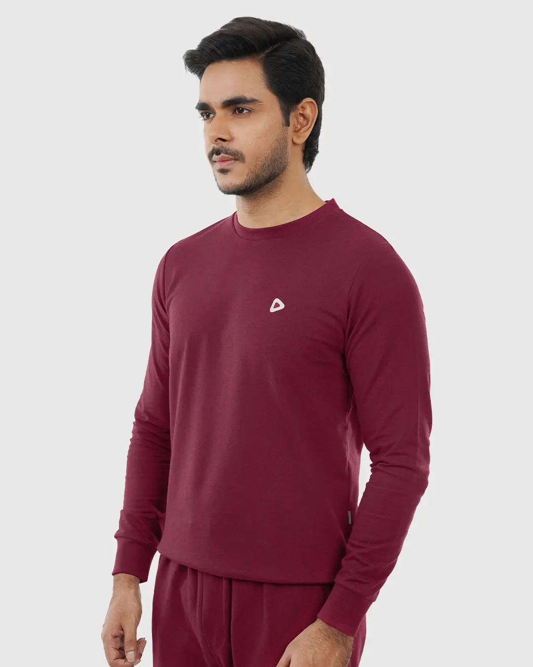 DEEN Maroon Sweatshirt in French-Terry - Image 6