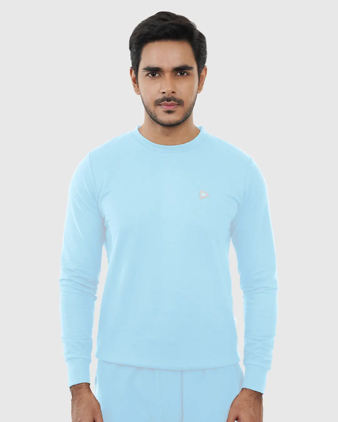 DEEN Sky Blue Sweatshirt in French-Terry - Image 3