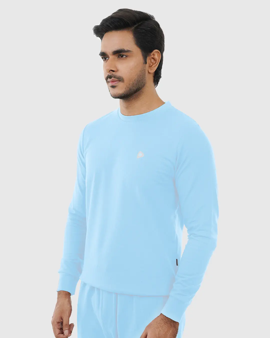 DEEN Sky Blue Sweatshirt in French-Terry - Image 5