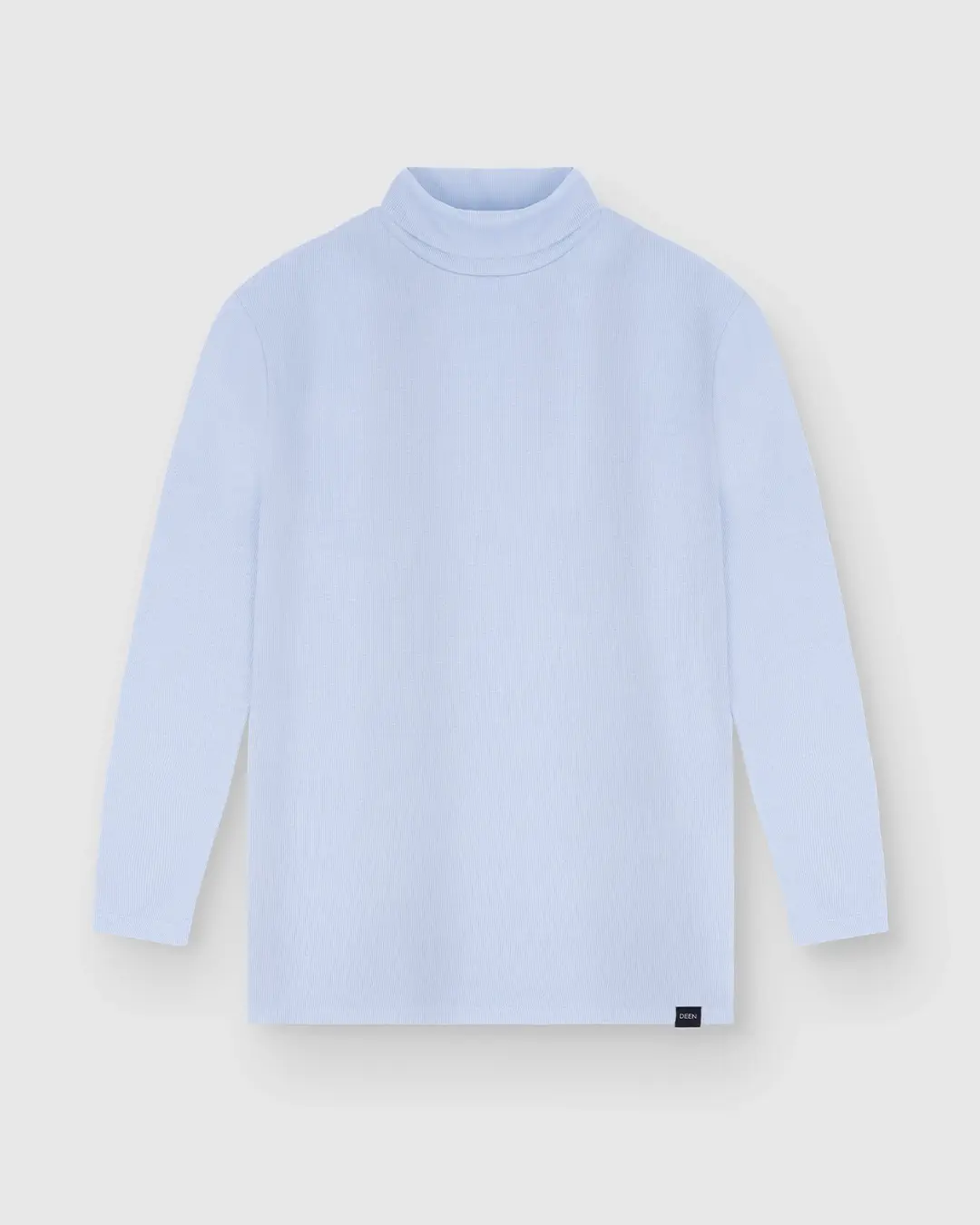 DEEN Sky Blue Full Sleeve Turtleneck T-shirt