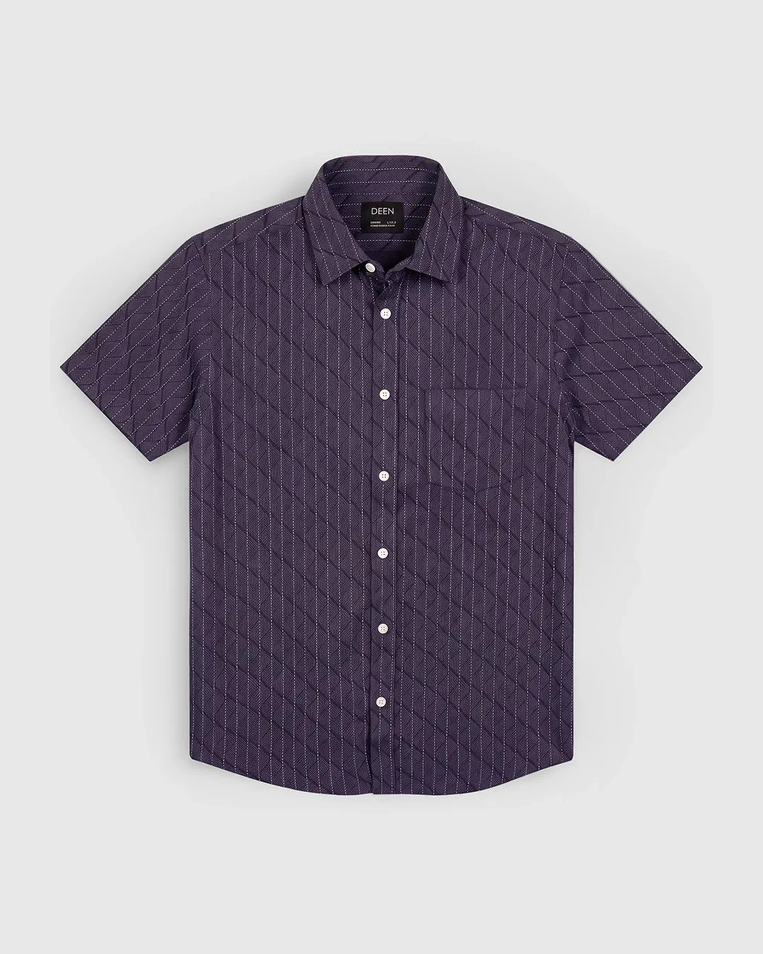 DEEN Grey Blush Casual Half Shirt