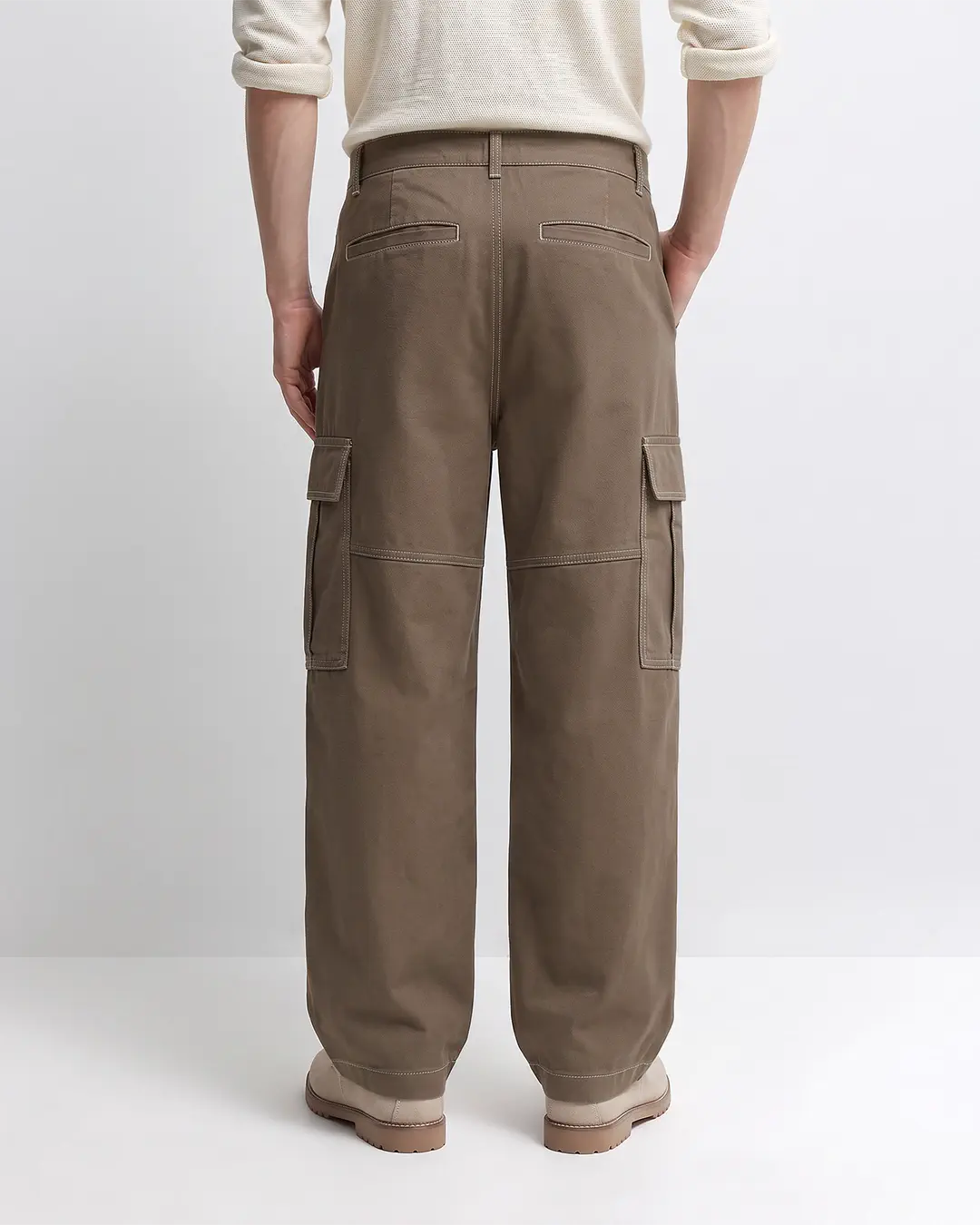 Lefties Baggy Cargo Trousers - Image 3